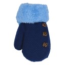 Children's Cotton Mittens with Buttons J872 4