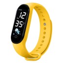 Children's Digital Watch with LED Display Colourful Silicone Watch for Kids Waterproof Wristwatch with Time Date and Temperature 8