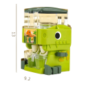 Children's Double Water Dispenser with Dinosaur Fountain Drinking Toy with Hot and Cold Juice Realistic Kitchen Play for Kids Various Colours 5