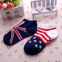 Children's Flag Print Socks - 5 Pairs 4