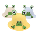 Children's Frog Hat with Eyes Head Circumference 46–48 cm Infant Summer Hat 6–24 Months Cotton-Polyester Sun Hat 4