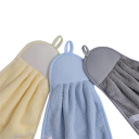 Children's Hand Towel 34 x 16 cm Polyester Bathroom Towel with Loop Cute Penguin Design for Kids 3