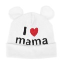Children's Hat with Ears I LOVE MAMA 1