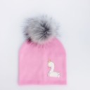 Children's Hat with Pom Pom Nicole 2