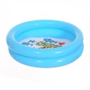 Children's Inflatable Pool 65×65×16 cm with Animal Motif PVC Material Smooth Surface Airtight Valve Durable Small Pool for Outdoor Fun 1