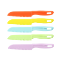 Children's Kitchen Knife with Serrated Edge Plastic Safe Knife for Children Cutting Fruit Vegetables Bread Children's Cooking in the Kitchen 1