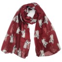 Children's Lightweight Scarf with Cats J2867 2
