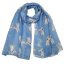 Children's Lightweight Scarf with Cats J2867 5