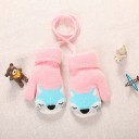 Children's Mittens with Fox 4