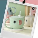Children's Mug with Straw Elephant 4
