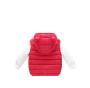 Children's Padded Gilet with Hood and Ears Autumn and Winter Warm Cotton Jacket for Toddlers and Girls Plain Zip-Up Gilet Made of Polyester and Cotton 19