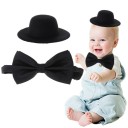 Children's Photography Set Hat and Bow Tie 3