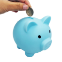 Children's Piggy Bank in the Shape of a Pig 9 x 9 cm Savings Bank for Children 7