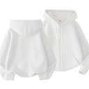 Children's Plain Zip-Up Hoodie with Pockets for Boys and Girls 3