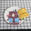 Children's Plate Forest Animals 8