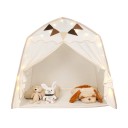 Children's Play Tent 130 x 130 x 100 cm Folding Playhouse with Window and Roll-Up Doors For Indoor and Outdoor Use with Carry Bag 1