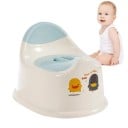 Children's Portable Potty 23 × 20 × 10.5 cm, weight 260 g, material PP, white-blue with animal motif, for toddlers and infants 2
