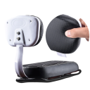 Children's Rear Bike Seat with Backrest, Handle and Footrests 37x25x16 cm Comfortable PU Steel Iron Cycling Seat 3