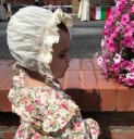 Children's Retro Bonnet with Ruffles 2