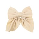 Children's Satin Hair Bow 11.5 cm Solid Colour Duckbill Clip Elegant Hair Accessory for Girls 11