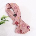 Children's Scarf with Flowers 2