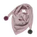 Children's Scarf with Pom Poms J597 25