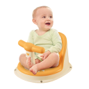 Children's Shower Seat with Backrest and Handle ABS Plastic Bath Seat for Children 4