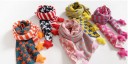 Children's Striped Scarf with Stars J859 8