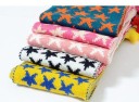 Children's Striped Scarf with Stars J859 9
