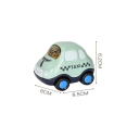 Children's Taxi Car for Boys and Girls from 1 Year Safe Toy for Toddlers Gift for Children Aged 1–3 Years Vehicle Developing Motor Skills 2