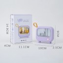 Children's Television-Shaped Night Light 10 x 3.5 x 9 cm USB Charging Plastic Decoration 4