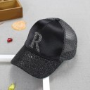 Children's Trucker Cap with Letter T897 7