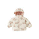 Children's Unisex Winter Jacket with Elephant Design Zip-up Hood Warm Polyester Fibre Lightweight Warm Quilted Winter Jacket for Boys and Girls Everyday Wear 1