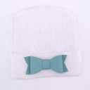 Children's White Hat with Bow 8