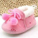 Children's Winter Booties with Pom Poms 9