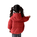 Children's Winter Jacket Made of Polyester and Cotton Unisex Warm Zip-Up Jacket with Pockets Winter Jacket for Kids with Hood and Ears Cute Winter Coat 2