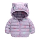 Children's Winter Jacket with Hood Zip and Button Fastening Warm Polyester Coat with Animal Prints Cosy Comfortable Winter Fit 7