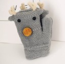 Children's Winter Mittens with Reindeer A548 6