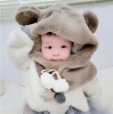 Children's Winter Plush Hat and Neck Warmer J868 9