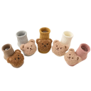 Children's Winter Unisex Socks Warm Cotton Socks Plain with Bear Motif Soft Warm Socks for Kids in Winter 2