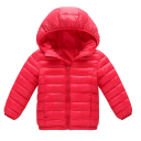 Children's Winter Zip-Up Jacket with Hood Unisex Warm for Boys and Girls Comfortable Winter Clothing Cotton Polyester Insulated Soft 6