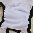 Chiloți igienici pentru câini mărimea S circumferința taliei 30–35 cm Chiloți din bumbac reutilizabili cu velcro pentru cățele în călduri 4