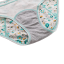 Chiloți menstruali 3 straturi bumbac și elastan albi cu model floral lenjerie intimă pentru utilizare în timpul menstruației set 3 bucăți 2