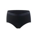 Chiloți menstruali 4 straturi fibră de bambus bumbac spandex negru lenjerie intimă pentru menstruație chiloți reutilizabili 3 bucăți 3