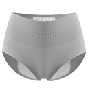 Chiloți menstruali cu talie înaltă Bumbac elastan Uni absorbant lenjerie intimă Reutilizabili confortabili chiloți menstruali 10