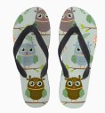 Chinelos femininos com padrão de animais 4