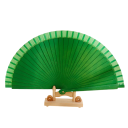 Chinesischer Faltfächer 23 cm, traditioneller orientalischer Fächer aus Papier und Holz, Dekoration, Geschenk, Accessoire für Kostüme 6