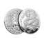 Chiński smok metalowa moneta kolekcjonerska chińska szczęśliwa moneta pozłacana mityczna moneta smoka posrebrzana moneta z chińskimi znakami 4cm 2