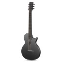 Chitarra elettrica con pickup e Bluetooth, 35 pollici, fibra di carbonio, batteria 2600 mAh, chitarra da viaggio con custodia, tracolla 1