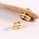 Chiusura di sicurezza per tracolla per chitarra Sistema di bloccaggio in metallo per chitarra elettrica e acustica Fissaggio affidabile 6